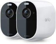 Arlo Essential Spotlight Camera - 2 Pack - Wireless Security, 1080p Video, Color Night Vision, 2 Way Audio, Wire-Free, Direct to WiFi No Hub Needed, Compatible with Alexa, White - VMC2230