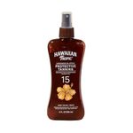 Hawaiian Tropic Sunscreen Protective Tanning Dry Oil Broad Spectrum Sun Care Sunscreen Spray - SPF 15, 8 Ounce