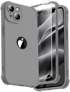 ORETECH for iPhone 15 Plus Case iPhone 14 Plus Case, with [2 x Screen Protectors] [10 Ft Military Grade Drop Test] [Camera Protection] Shockproof Slim Thin iPhone 15/14 Plus Cover 6.7" Space Grey