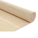 Outdoor Bamboo Roll Up Window,Bamboo Roman Shade,55% Light Filtering/Sunscreen Roll Up Blind,for Home/Kitchen/Teahouse,Retro Blind Sun Shade Customizable Size (W100xH250cm/39x99in)