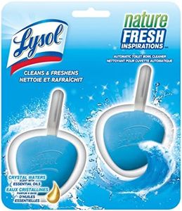 Lysol Automatic In-The-Bowl Toilet Cleaner, Cleans and Freshens Toilet Bowl, Atlantic Fresh Scent, 8 Count (Pack of 4)