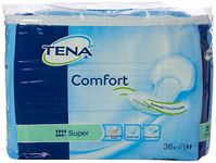 TENA Comfort Super Pads - Pack of 36, White