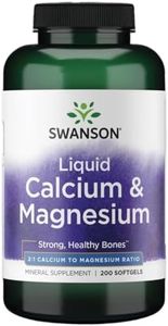 Swanson Liquid Calcium & Magnesium 200 SGELS