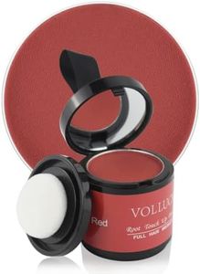 Hairline Powder for Women Men, VOLLUCK Root Touch Up Hair Powder Root Cover Up Hair Color Powder 0.35 Ounce, Hair Shadow Powder Cover Your Root Concealer, Bald Spots, Eyebrows, Red