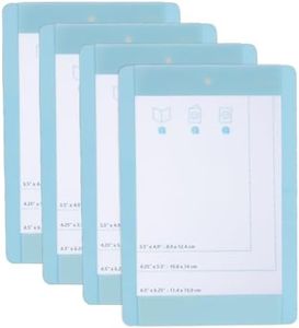 VOHESEA Pack of 4 Card Mats for Cricut Joy, Card Mat Compatible with All Cricut Joy Cards, Reusable Card Mat, Quick Create Individual Cards, 11.4 x 15.8 cm