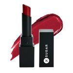 SUGAR Cosmetics Nothing Else Matter Longwear Lipstick for Women | Lasts Up To 8+ Hours| Enriched with Vitamin E | 100% Vegan | 3.2gm - 18 Scarlet Letter