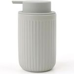 BosilunLife Dish Hand Soap Dispenser - Liquid Pump Soap Dispenser for Bathroom Decro 12oz Ceramic Kitchen Dish Dispenser with Rust-Proof Liquid Pump Modern Refillable Lotion Bottles