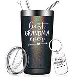Fufandi Grandma Gifts, Best Grandma Ever - Grandma Gifts from Grandchildren - Gifts Ideas for Grandma - Mothers Day Christmas Birthday Gifts for Grandma, Grandmother, Nana - Tumbler Cup 20oz
