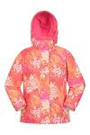 Mountain Warehouse Snowdrop Printed Kids Winter Ski Jacket-Waterproof Bright Orange Kids 11-12 Yrs (140-152 cm)