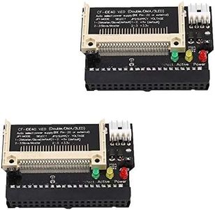 Ximimark 2Pcs Compact Flash CF Card to 3.5 Female 40 Pin IDE Hard Drive Bootable Adapter Converter Module