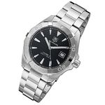 TAG Heuer WAY2110.BA0928 Men's Aquaracer Caliber 5 Watch, Black, Automatic, Bracelet Type