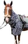 Horse fly sheet |Fly Mesh Zebra Ride On Rug for Horse Pony Lightweight Full Neck Summer Sheet