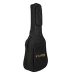 Kadence Xa Series Heavy Padded Acoustic Guitar Bag With Neck Support - Nylon, Travel, Multicolor