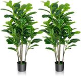 Goplus Fake Fiddle Leaf Fig Tree, 2