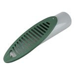 Holdly 4 Inch Green Angled Drain Grating Yard Drain, Yard Drainage Pipe,Grating Drain Compatible with 4-inch Connection,Yard Drainage Emitter for Downspout Extension (4 Inch Green Angled Drain)