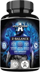 Z-Balance - Zinc 50mg + Cooper 5mg - 180 Vegan Capsules - 6 Months Supply - Zinc picolante and Cooper gluconate Supplement for Healthy Hair, Skin and Nails - by Apollo's Hegemony