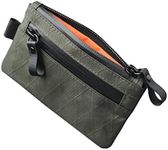 ALPAKA Zip Pouch - Dark Green RFID-Blocking Cash and Card Wallet - Made With Carbon Neutral And Weatherproof Fabrics