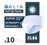 10 x ALIA Super EXTRA LARGE |Adult Incontinence Pull Up Pants For Men & Women Disposable Adults Pants | High Absorbency Unisex Adult Diapers | Breathable & Fast Absorption Odour Control | 1 Pack of 10