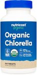 Nutricost Organic Chlorella 500mg, 240 Tablets - Gluten Free, Non-GMO