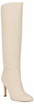 NINE WEST Women's Sancha Knee High Boot, Chic Cream 150, 10