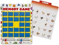 Melissa & Doug Flip to Win Travel Memory Game - Wooden Game Board, 7 Double-Sided Cards | Travel Games, Road Trip Essentials For Kids, Hangman Game For Kids, Memory Game For Toddlers And Kids 5+