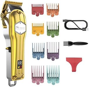 Surker Hair Clippers for Men Trimmer for Men Hair Trimmer Beard Trimmer Barber Hair Cut Grooming Kit Machine Professional Rechargeable Cordless Quiet