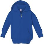 Clementine Baby Infant Premium Fleece Zip Sweatshirt Hoodie, Royal, 18MOS