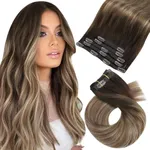 Moresoo Clip in Hair Extensions Rea