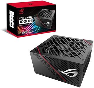 ASUS ROG STRIX 1000W Gold PSU, Power Supply (ROG heatsinks, Axial-tech fan design, dual ball fan bearings, 0dB technology, 80 PLUS Gold Certification, fully modular cables, 10-year warranty)