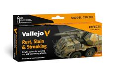 Vallejo Rust, Stain and Streaking Paint Set