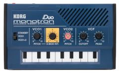 Korg Monotron Duo Analog Ribbon Synthesizer with Dual Oscillators