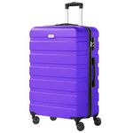 Luggage AnyZip PC ABS Hardside Lightweight Suitcase with 4 Universal Wheels TSA Lock Checked-Large 28 Inch(Violet Purple)