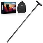 aiGear Hiking Stick CNC Machined Walking Stick Outdoor Hiking Pole Trekking Poles Color Black 11 in 1 | 6 Tubes(G2647-6)