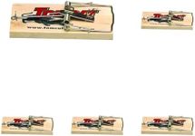 Tomcat Wooden Rat Trap | Easy-Set Rodent Control | Chemical-Free, Pesticide-Free | Reusable for Effective Rat Control (Pack of 5)