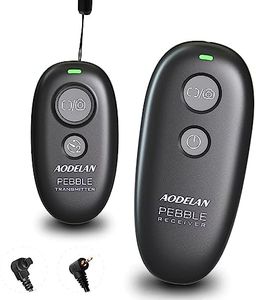 AODELAN Wireless Shutter Release Remote Control for Canon EOS RP, Rebel T6, T7, SL2, 6D Mark II, 7D Series, 5D Series; for Fujifilm GFX 50R, X-T3; for Olympus OM-D E-M1 Mark II; for Pentax K-1 Mark II