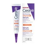 CeraVe Skin Renewing Vitamin C Serum with 10% Pure VITAMIN C for Face With Hyaluronic Acid | Skin Brightening Face Serum for dark spots with ceramides & Vitamin B5. Fragrance Free, Developed with dermatologists, 30mL