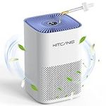 KITCANIS Air Purifier for Home Bedroom, HEPA H13 Filter Air Purifiers, Portable Silent Night Air Cleaner with Aromatherapy Diffuser for Pet Smell, Pollen, Odour, Smoke, Allergies, Dust, Desktop, Mini