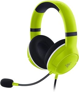 Razer Kaira X - Wired Headset for Xbox Series X|S (TriForce 50 mm Drivers, HyperClear Cardioid Mic, On-Headset Controls, 3.5 mm Jack, Cross-Platform Compatibility) Green