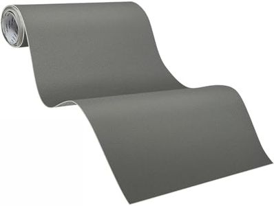 sofarefinish Self-Adhesive Leather Refinisher Cuttable Sofa Repair (Grey, 50X55 in.)