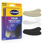 Dr. Scholl's® Love Your Heels & Flats Heel Liner Cushions, Helps Prevent Uncomfortable Shoe Rubbing at The Heel and Helps Prevent Shoe Slipping for Shoes That are Too Big, 3 Pair