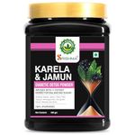 Srishma Karela, Jamun Diabetic Detox Powder | Infused with 11 Potent Herbs for Balancing Sugar | 100% Ayurvedic (400g)