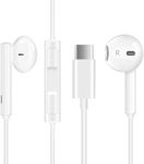 For Samsung Galaxy S24 FE A16 A35 5g A55 5g A25 A15 A15 5g Earphones, USB C Headphones, In Ear Type C Earphones with Mic & Volume Control, Hi-Fi Stereo Wired Earbuds for Galaxy S24 FE A16 A35 A55 A15