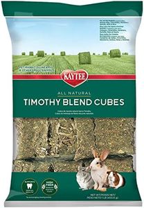 Kaytee Timothy Hay Blend Cubes for Pet Rabbits, Guinea Pigs, Chinchillas, and Other Small Animals, 1 Pound