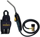 Bernzomatic BZ8250HT Reach Hose Torch, Trigger-Start Hose Torch with Included Holster For Fuel Canister, Red (8250 Reach Torch)