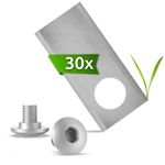 ECENCE 30 REPLACEMENT BLADE QUALITY BLADES compatible with Honda Miimo 300 and 500 0,5mm 2gr + Screws