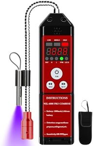 Refrigerant Leak Detector, Aprvtio New Upgrade WJL-6000PRO Freon Leak Detector with Loud Alarm, 1800mAh Rechargeable Battery, Freon Sniffer HVAC Halogen Gas Sniffer for R22 R410A R134A R454B