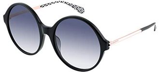 kate spade new york Men's Wren/G/S Sunglasses, Black / 9o Dark Gray Gradient, 58/19/140