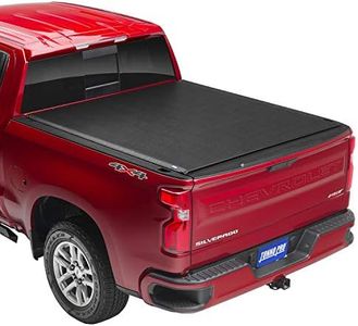 Tonno Pro Lo Roll, Soft Roll-up Truck Bed Tonneau Cover | LR-1095 | Fits 2019-2023 Chevy/GMC Silverado/Sierra, Works w/MultiPro/Flex Tailgate 5' 10" Bed (69.9")