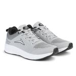 JQR Grey Shoes For Men, Sports Shoes, Running Shoes, Walking Shoes, Gym Shoes, Special-001 (L.Gry/Blk-6 UK)