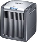 Beurer LW 230 Air Washer, Humidifier and Air Purifier in One Device, for Rooms up to 40 m², Washes House Dust, Pollen, Pet Hair and Odours from the Air, Black